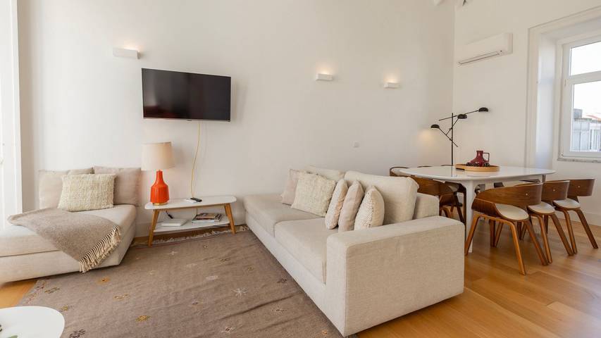 Ferieleilighet for 6 personer, med sjøutsikt og terrasse i Lisboa