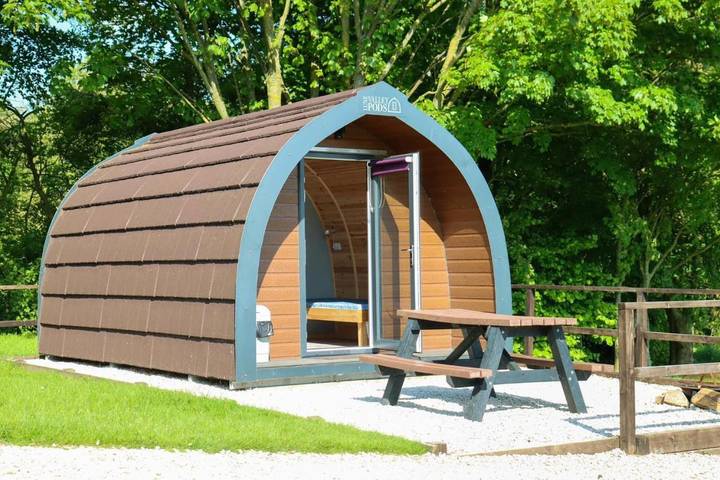 Holiday letting for 2 people, with Terrace and View as well as Lake view in Forest of Bowland