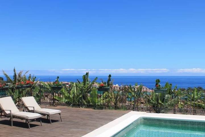 Finca am Strand für 4 Personen, mit Garten und Pool in Puerto de la Cruz