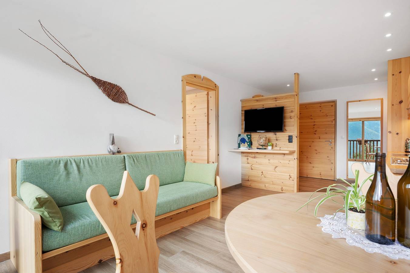 Appartement entier, Appartement 'Lärche' avec vue sur la montagne, terrasse commune et Wi-Fi in Gries-San Quirino, Bolzano