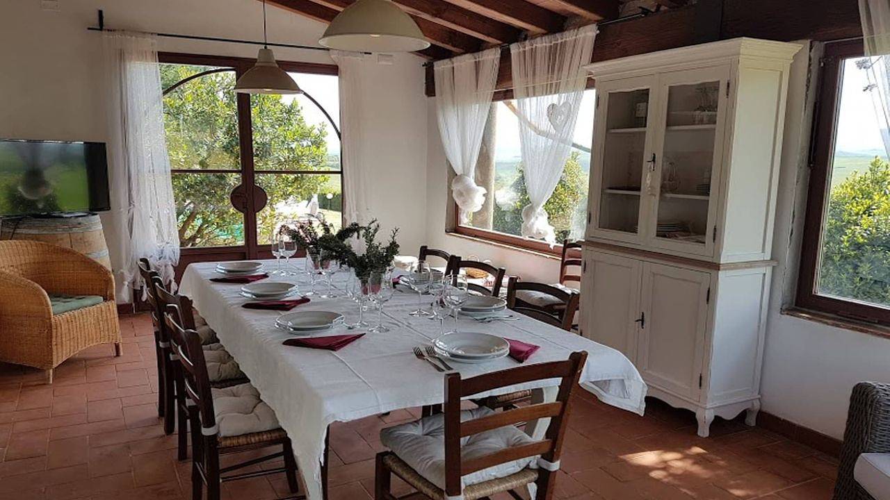Ganze Ferienwohnung, Ferienwohnung für 6 Personen (90 m²) in Orciatico in Lajatico, Pisa Provinz