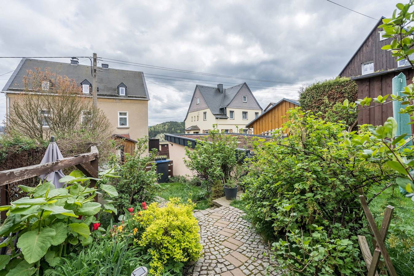 Geheel appartement, Appartement "Baumann" met privé terras & Wi-Fi in Schwarzenberg (Erzgebirge), Ertsgebergte