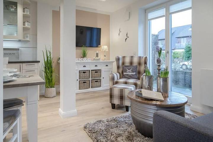 Ganze Wohnung, Luxuswohnung für 2 Personen mit Stellplatz & Terrasse in Westerland, Sylt (Gemeinde)