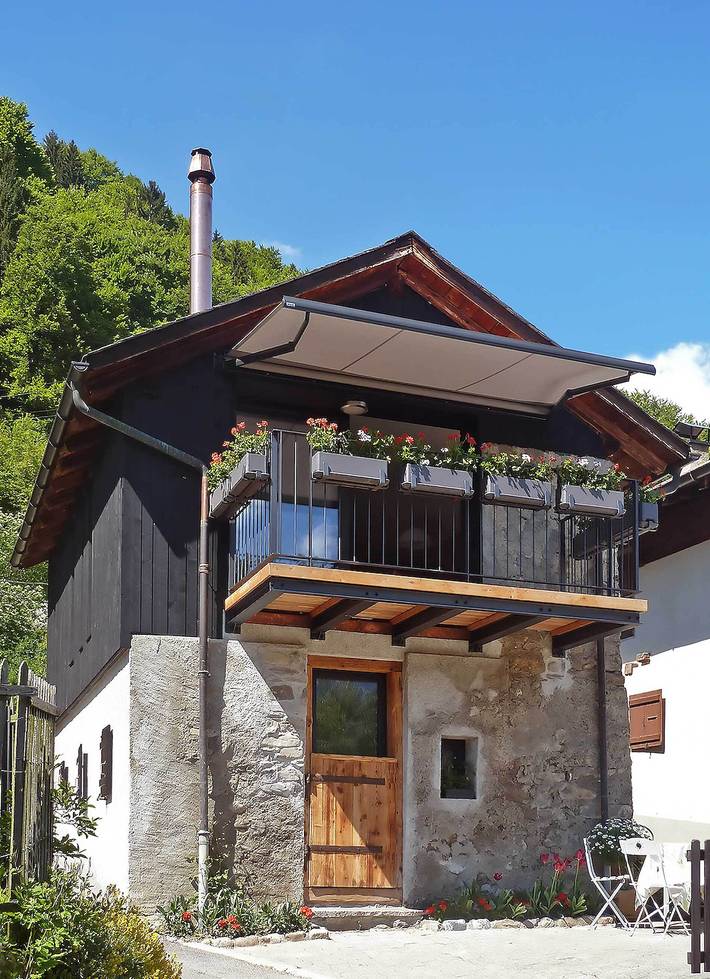 Chambre d’hôtes pour 4 personnes, avec Balcon ainsi que Terrasse et Jardin