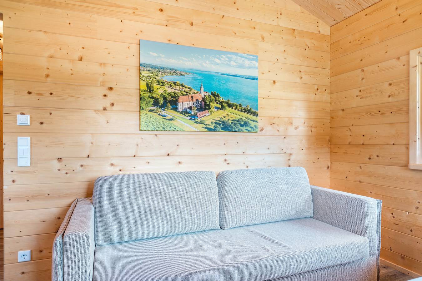 Chalet 'Abendrot' mit privater Terrasse und Wlan in Stockach, Landkreis Konstanz