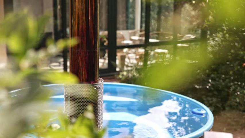 Gîte pour 2 personnes, avec Jacuzzi ainsi que Terrasse et Vue dans Amage