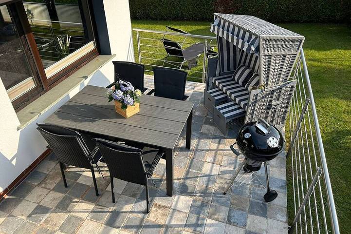 Bungalow für 4 Personen, mit Terrasse und Garten, mit Haustier in Zingst