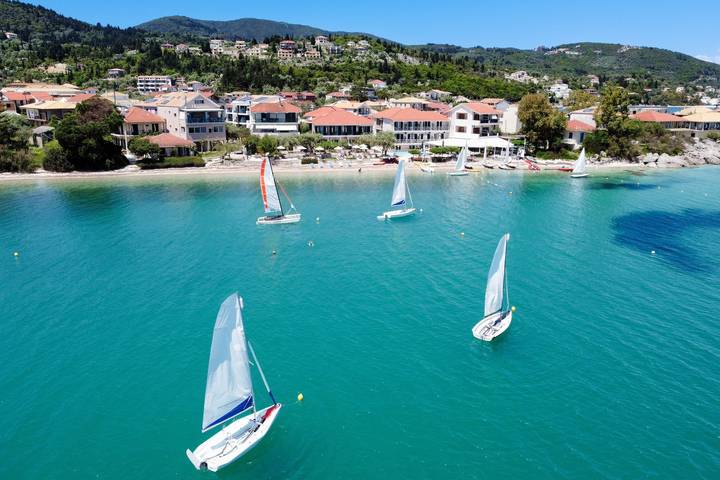 Vacation rental for 2 people, with Balcony and Yard in Lefkada