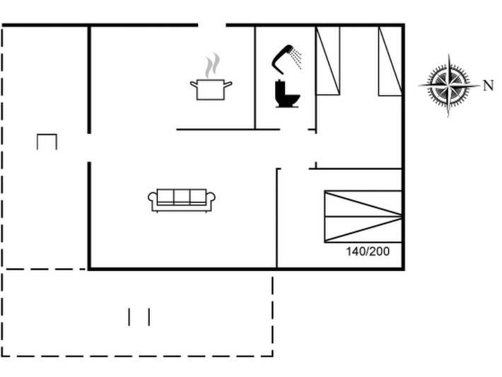 Ferienhaus für 4 Personen, mit Terrasse in Bryrup - 3