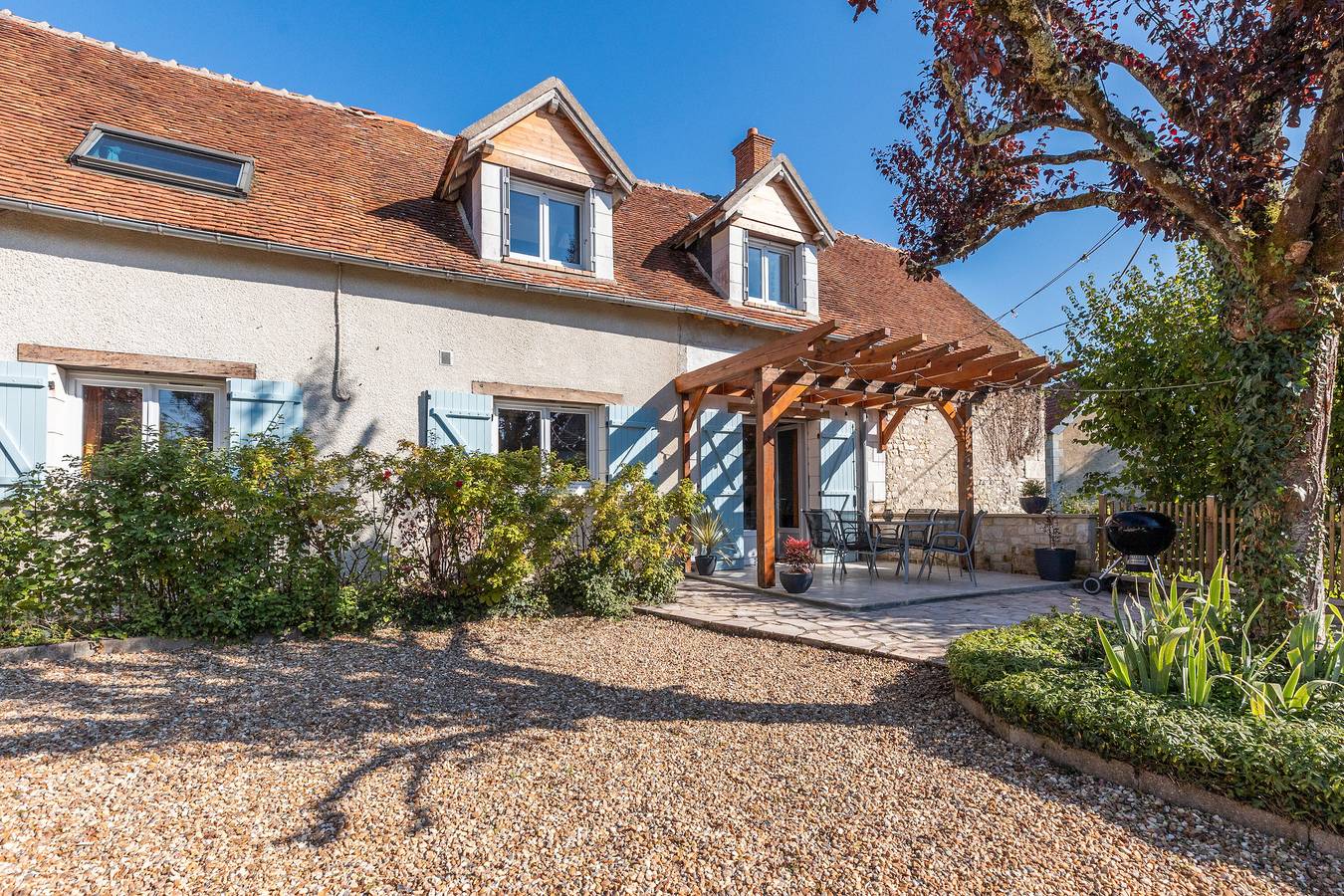 Ferienhaus 'La Clé Des Champs' mit Privater Terrasse, Privatem Garten und Wlan in Couffy, Romorantin-Lanthenay und Umgebung