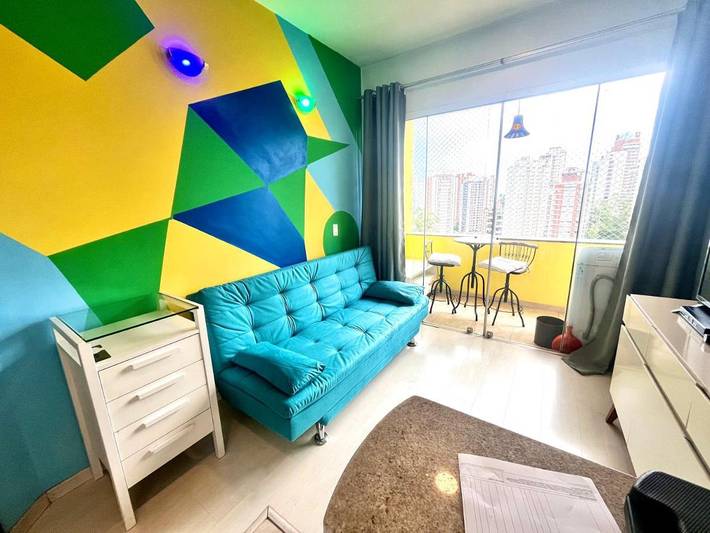 Casas e apartamentos de temporada para 2 pessoas, com vista e piscina e ainda balcão em Vila Andrade