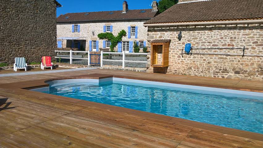 Gîte pour 6 personnes à Saint-Amand-Magnazeix