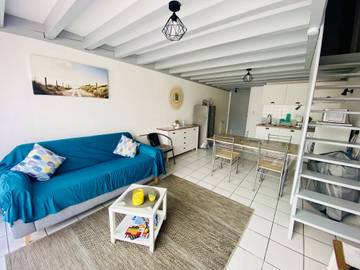Gîte pour 4 personnes, avec terrasse dans Biscarrosse Plage