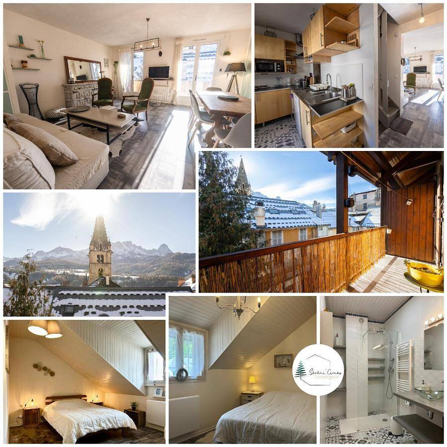 Appartement entier, Douce Altitude - Centre ville - Balcon in Barcelonnette, Val d’Allos