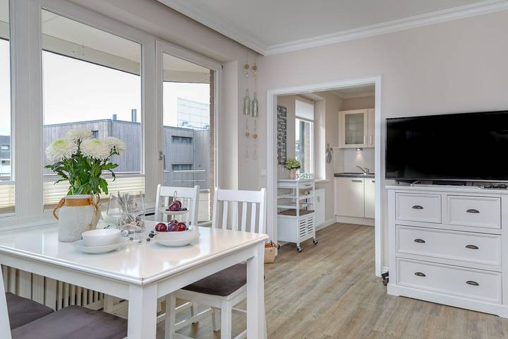 Ganze Wohnung, 2-Zimmerwohnung in direkter Strandlage und Südbalkon in Westerland, Sylt (Gemeinde)
