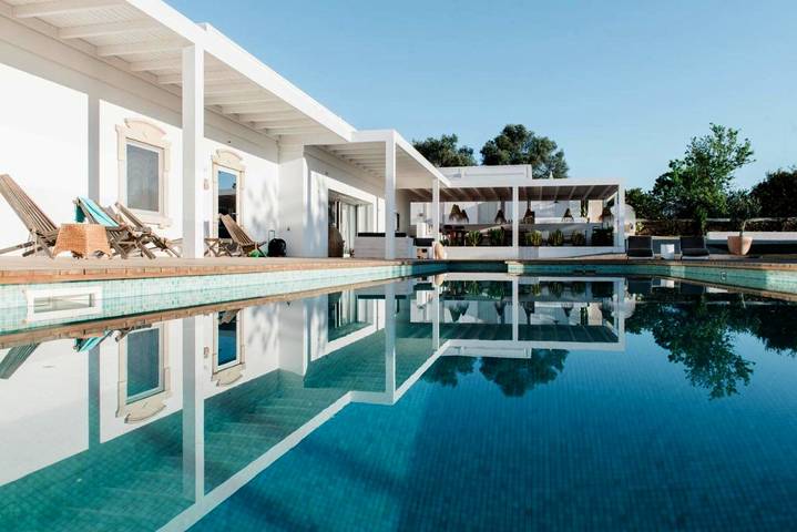 Casa rural para 6 personas, con piscina y jardín además de vistas y piscina para niños, Familias con niños en Vila Nova de Cacela