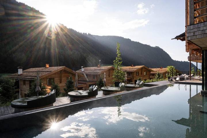 Chalet für 8 Personen, mit Sauna und Ausblick sowie Pool und Garten, mit Haustier in Mühlbach - 2
