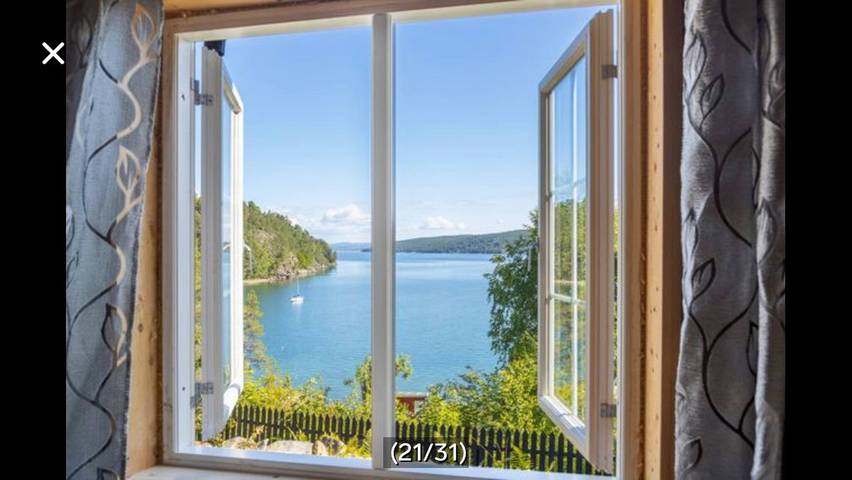 Hütte, 25 m zum See, 25 min Oslo, 10 min Tusenfryd in Frogn