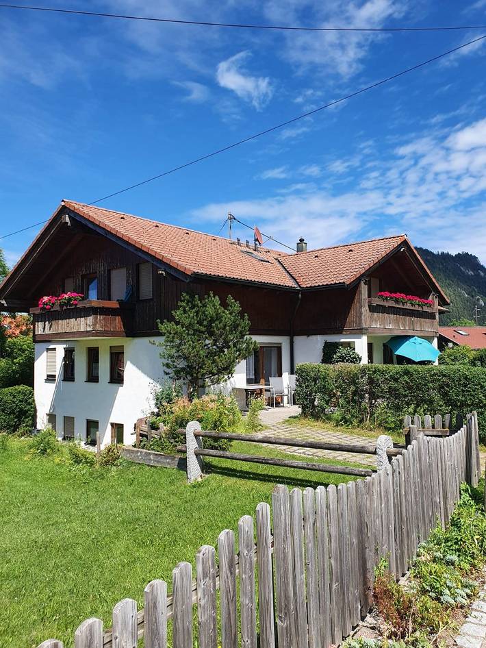 Ferienwohnung für 2 Personen, mit Balkon und Balkon/Terrasse sowie Sauna im Allgäu