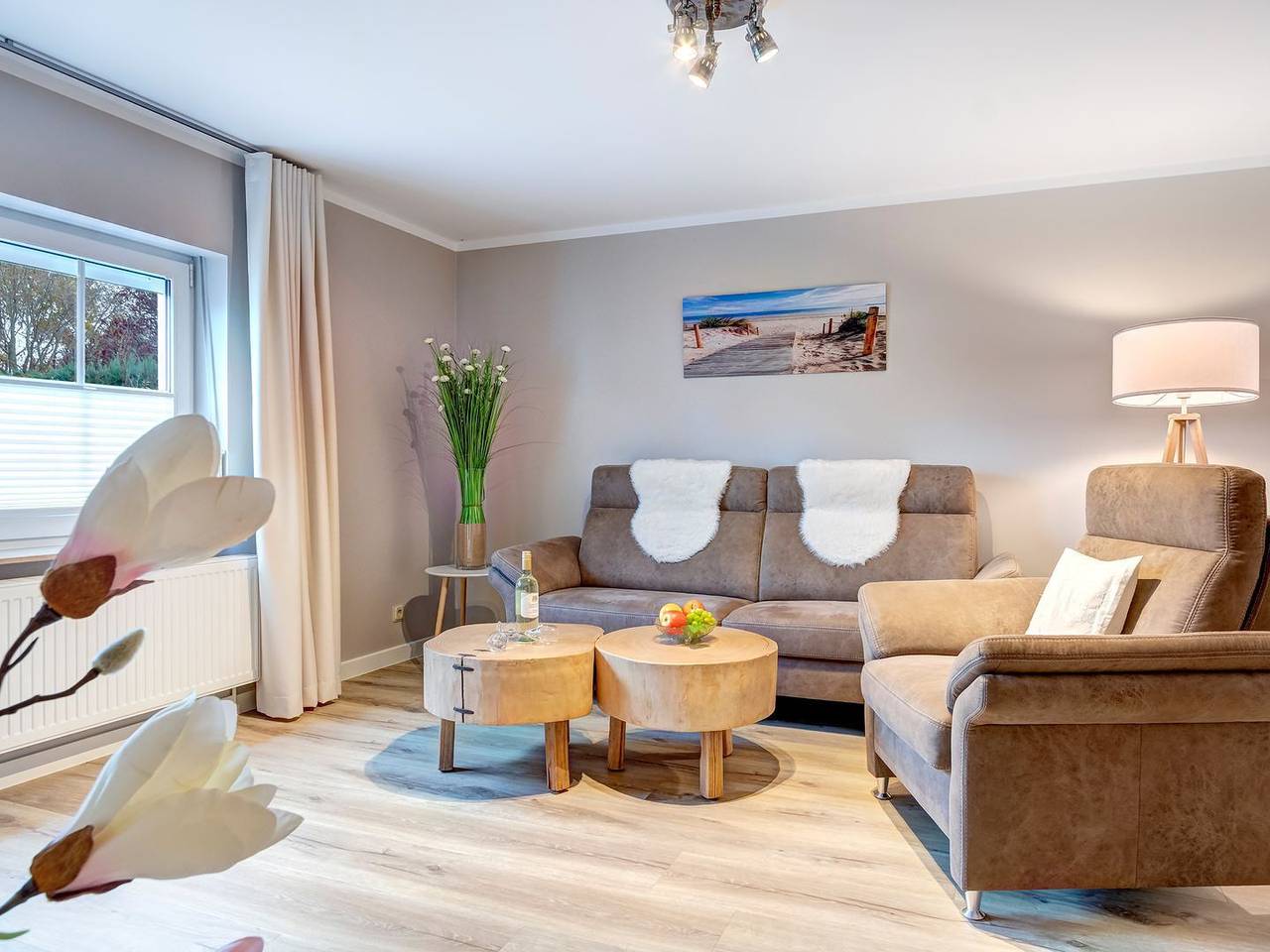 Ganze Wohnung, Ferienhaus Beier, Wohnung 1 in Heringsdorf - Idyllische Auszeit für Zwe in Drei Kaiserbäder, Heringsdorf