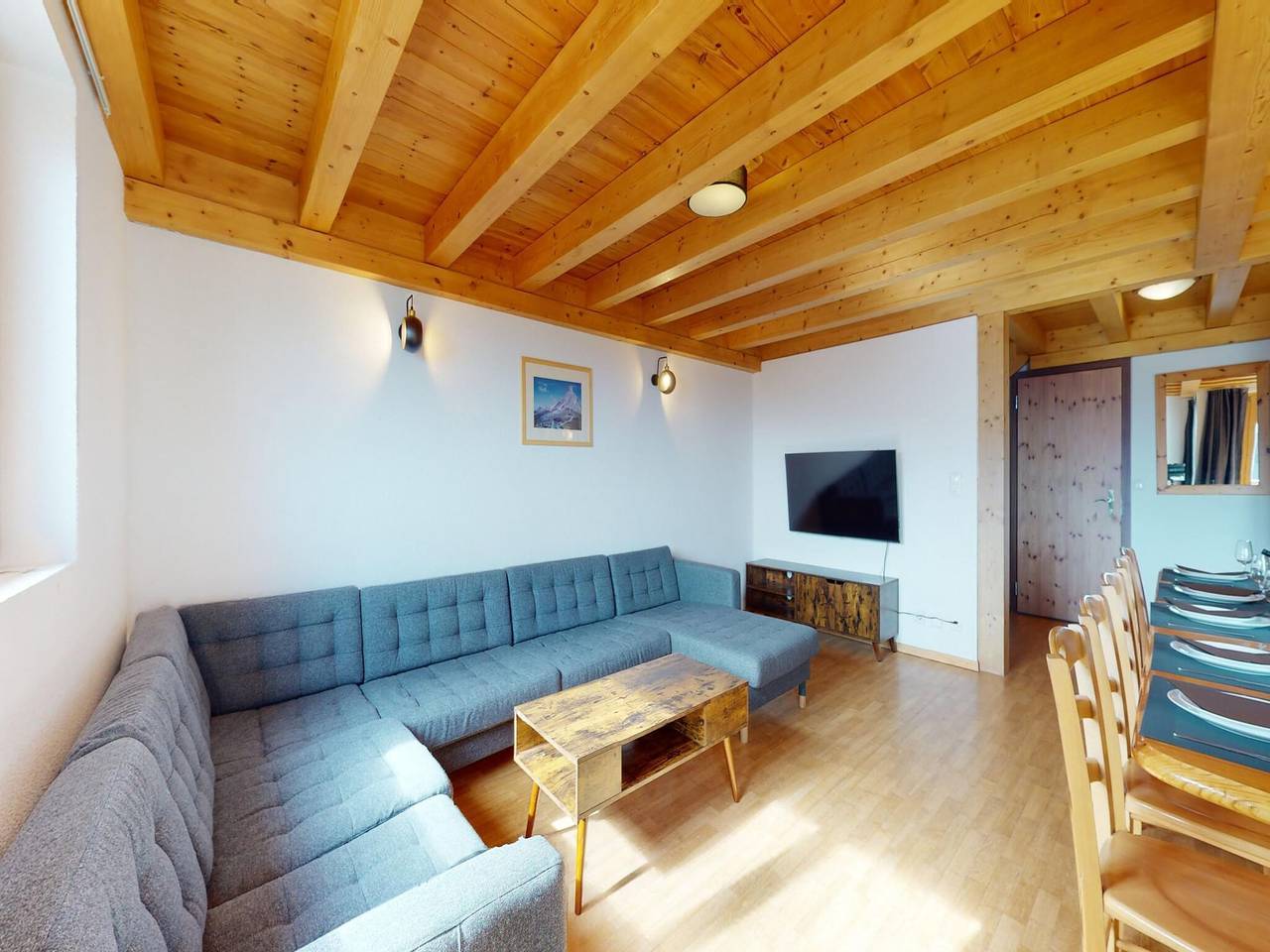 Appartement entier, Appartement de bon goût avec balcon in Nendaz, Alpes valaisannes
