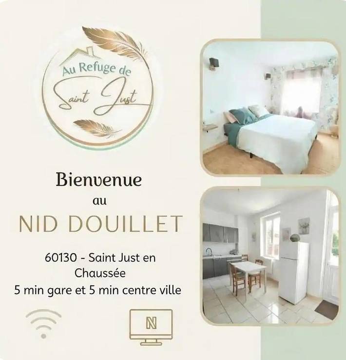 Gîte pour 3 personnes, avec jardin à Saint-Just-en-Chaussée - 2