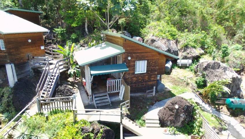 Parc de vacances pour 5 personnes, avec jardin ainsi que vue et piscine, adapté aux familles en Guadeloupe - 4