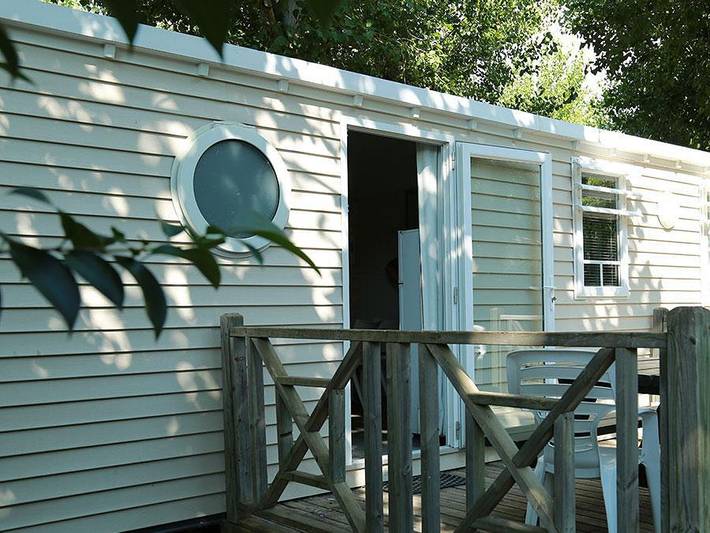 Camping Les Berges du Canal - Mobilheim 8 personen - Mh3 32 m² in Villeneuve-lès-Béziers, Mittelmeerküste (Frankreich)