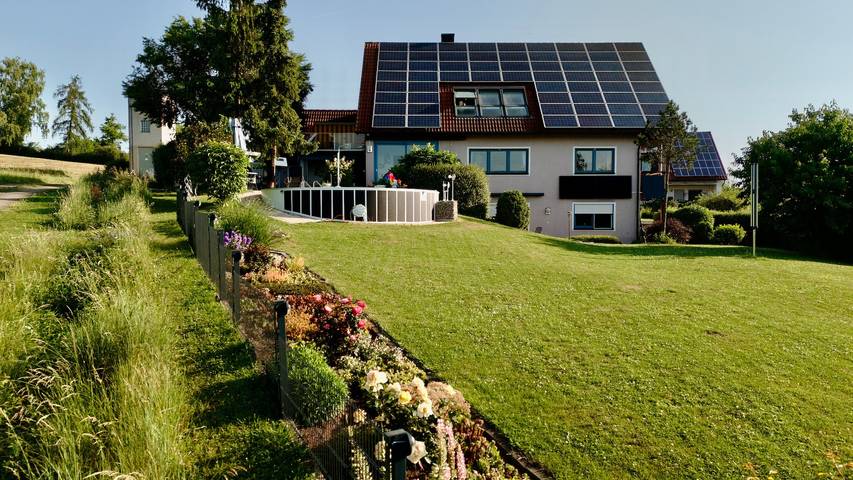 Ferienwohnung für 4 Personen, mit Garten