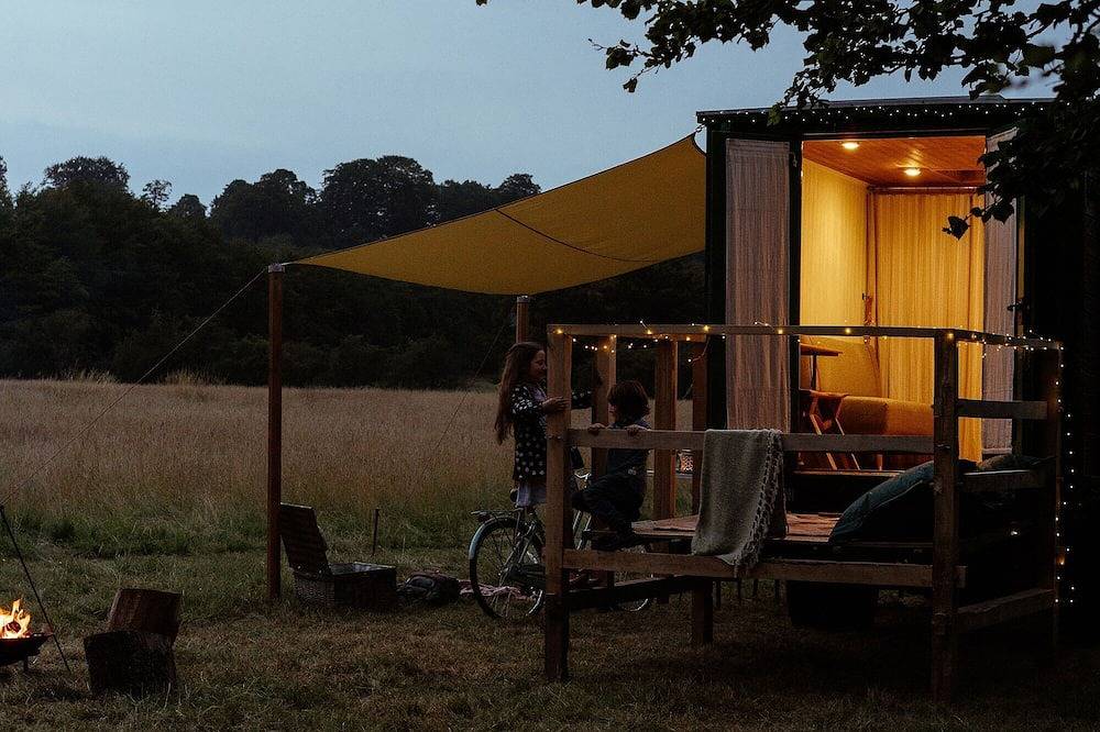 Unique glamping getaway in Morpeth, Northumberland