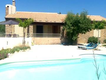 Cottage pour 8 personnes, avec jardin ainsi que vue et piscine à Méthamis