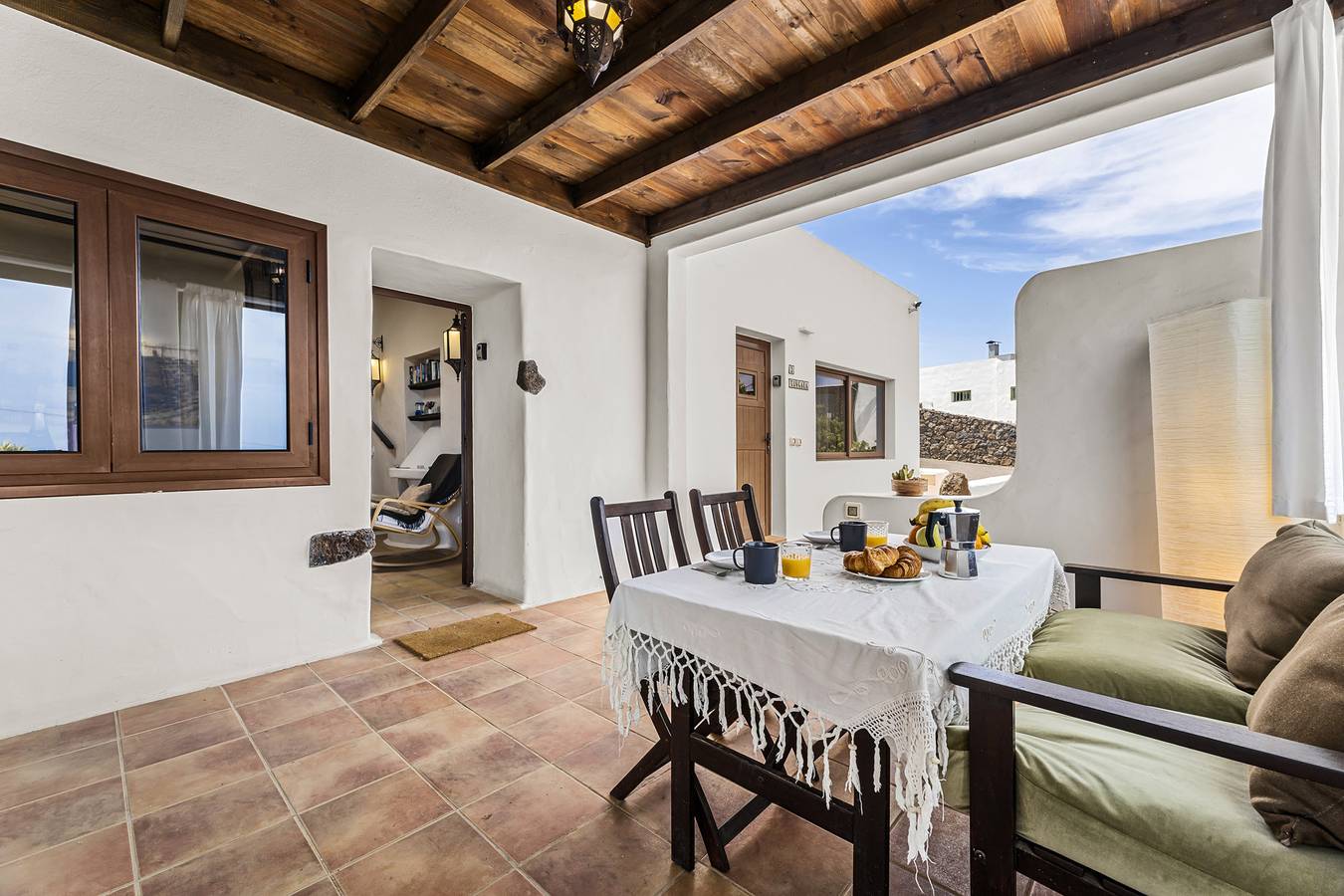 Ganze Wohnung, Ferienwohnung für 2 Personen mit Pool in Las Breñas, Yaiza