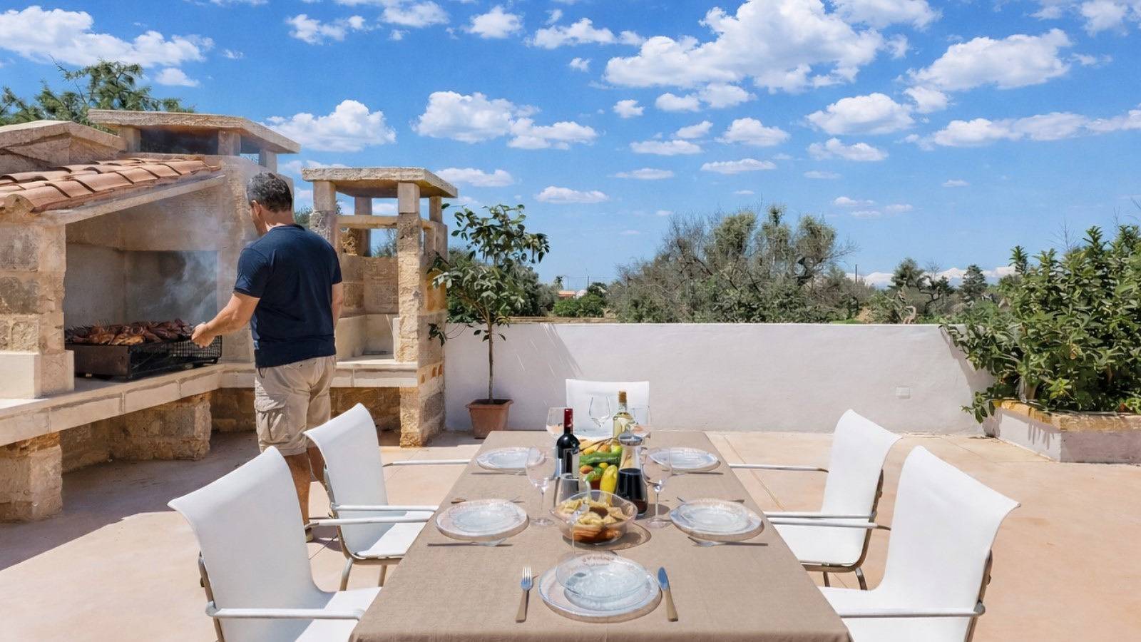 Villa Calura - 3 camere piscina wifi in Torre Suda, Racale