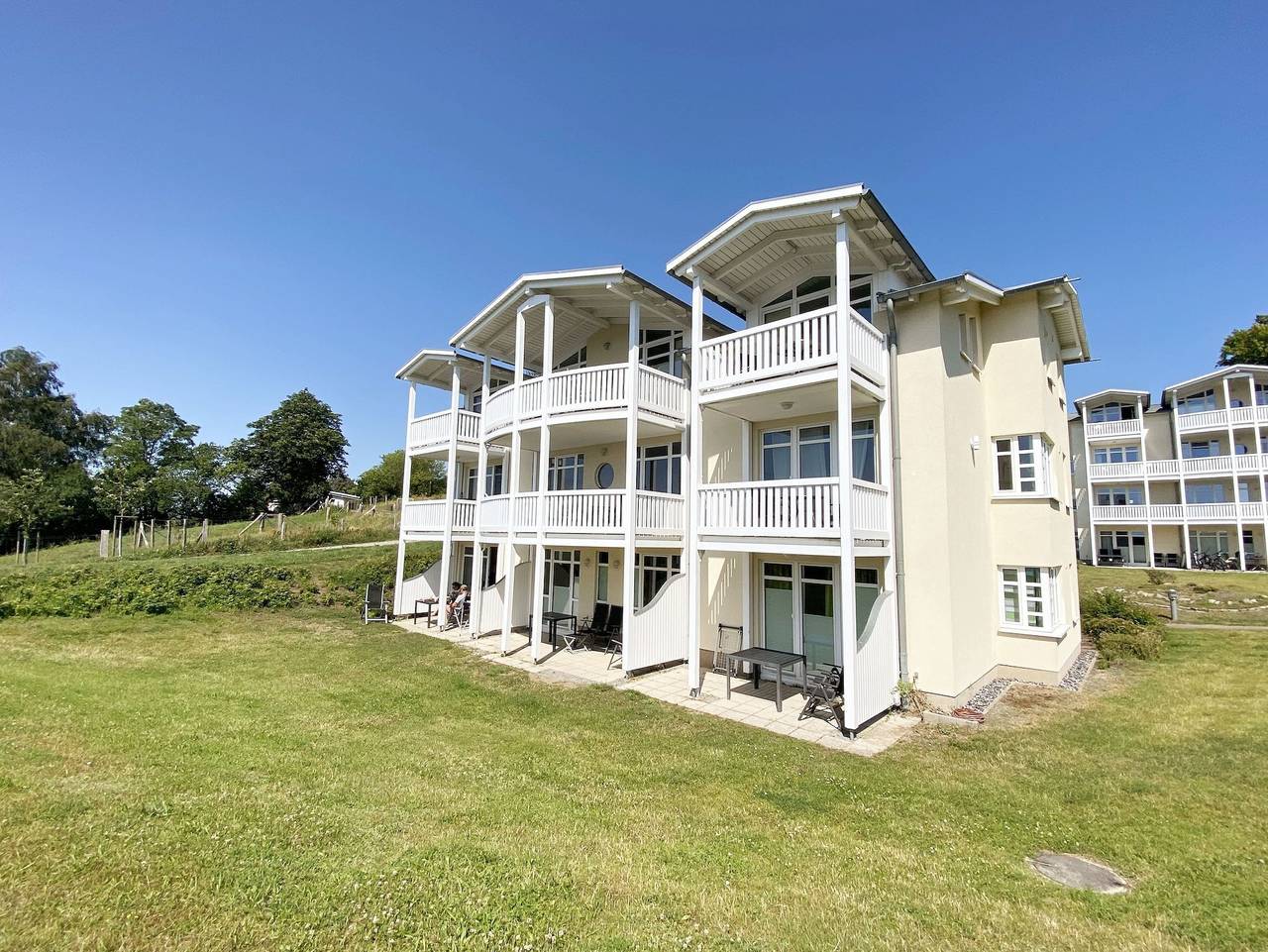 Ganze Ferienwohnung, Csp: Haus Greifswalder Bodden Wohnung Nr. 06 mit Meerblick - Haus Greifswalder Bodden Wohnung Nr. 06 mit Meerblick in Göhren, Rügen