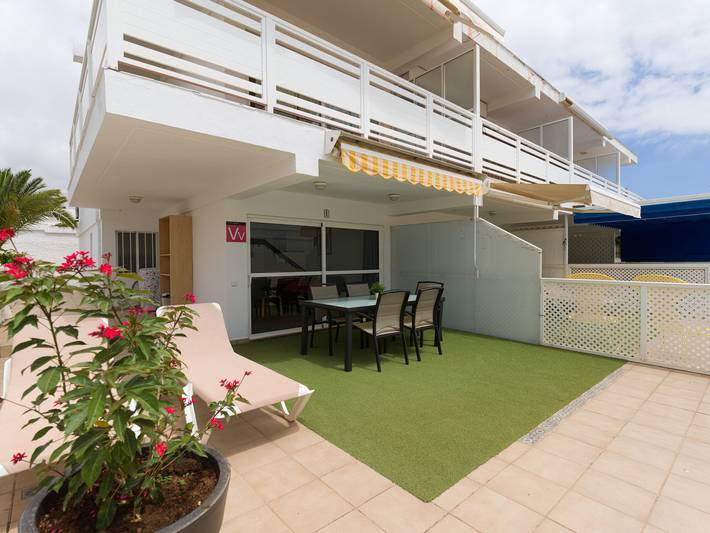 Ferienhaus für 4 Personen, mit Terrasse und Garten in San Agustin