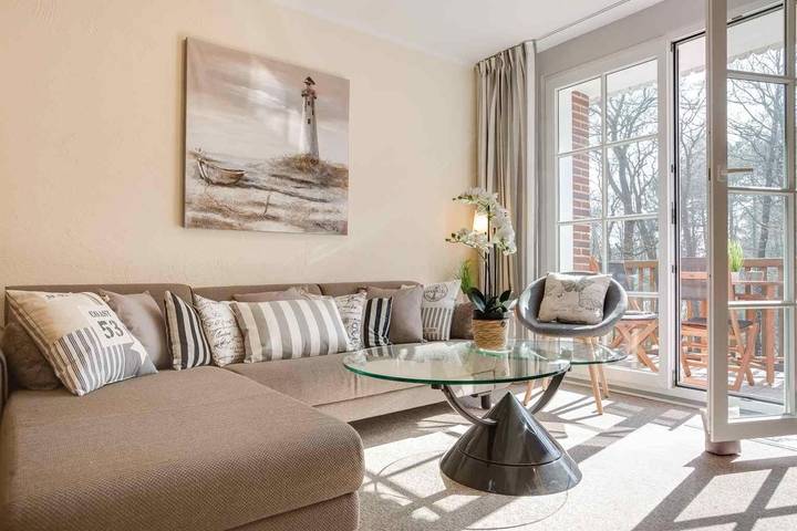 Ferienwohnung für 4 Personen, mit Balkon und Sauna - 1