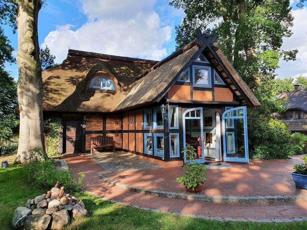 Traumhaftes Reetdachhaus "Grote Eken" in der Lüneburger Heide in Brietlingen, Nordheide