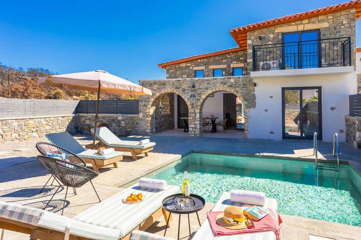 Ferienhaus für 6 Personen, mit Meerblick und Garten sowie Terrasse