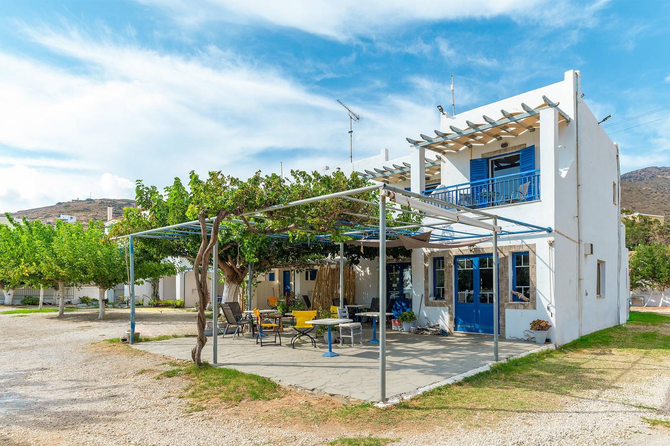 Ferienhaus '8 Perasma Kypri Beach' mit Privatterrasse, Wlan und Klimaanlage in Andros
