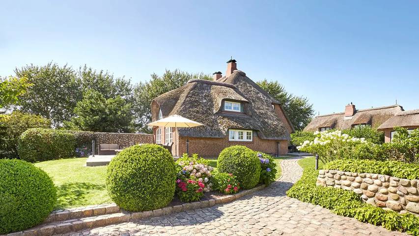 Ferienhaus mit Meerblick für 4 Personen, mit Garten und Terrasse sowie Sauna, mit Haustier in Nieblum - 3