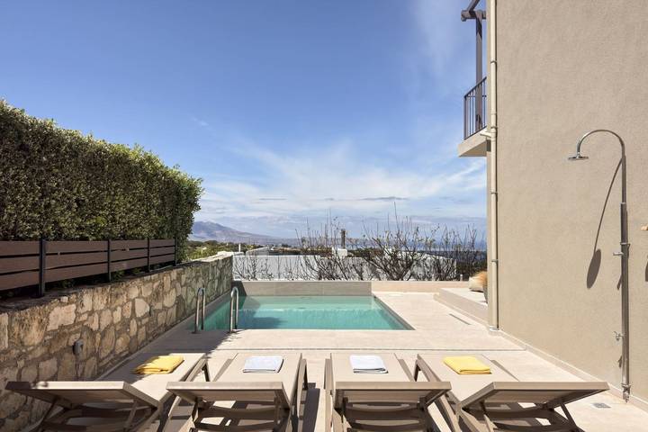 Villa für 6 Personen, mit Garten und Pool sowie Balkon, mit Haustier in Chania und Umgebung - 4