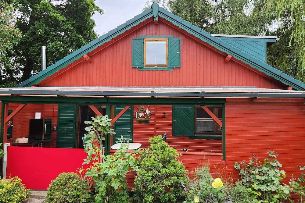 Maison avec galeries ouvertes, ameublement scandinave au calme in Mesekenhagen, Poméranie occidentale