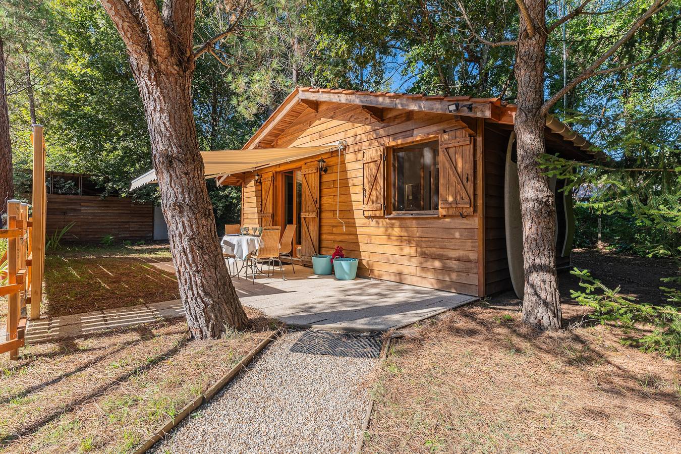 Entire studio, The Wooden Cottage – Pool, Nature, and Ocean in Saumos, Médoc Regional Natural Park