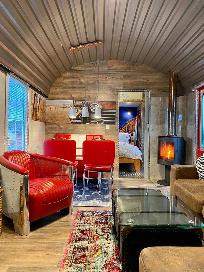 Gleis 2, Waggon mit Ofen, optional mit Whirlpool und Sauna in Dahlem, Rureifel (Nordrhein-westfalen)