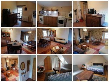 Gîte pour 4 personnes, avec terrasse et jardin, animaux acceptés à Bieuzy