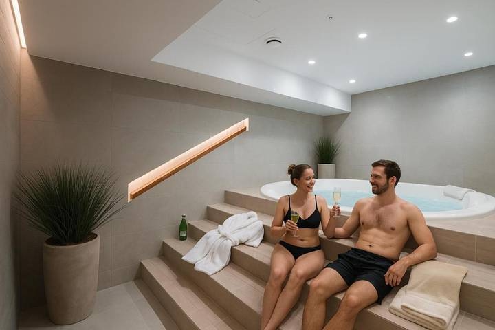 Chambre d’hôte pour 2 personnes, avec sauna ainsi que balcon et jacuzzi à Wrocław - 4