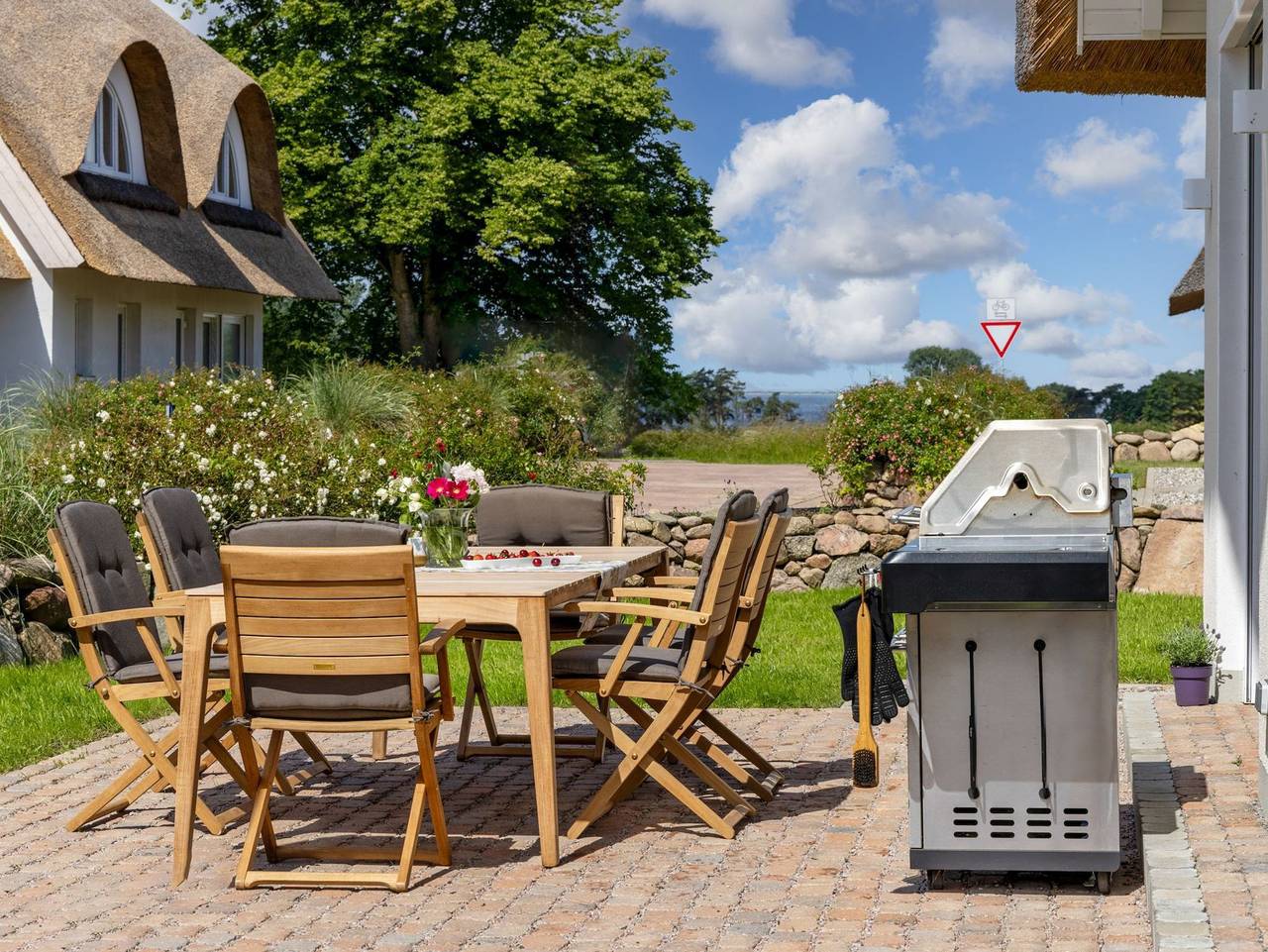 Reethaus Elisa mit Sauna, Kamin und Garten - Reethaus Elisa in Pepelow, Salzhaff