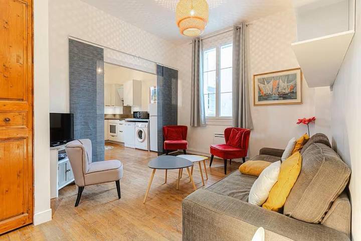 Gîte pour 5 personnes, avec jardin et vue dans Casino de Villers sur Mer