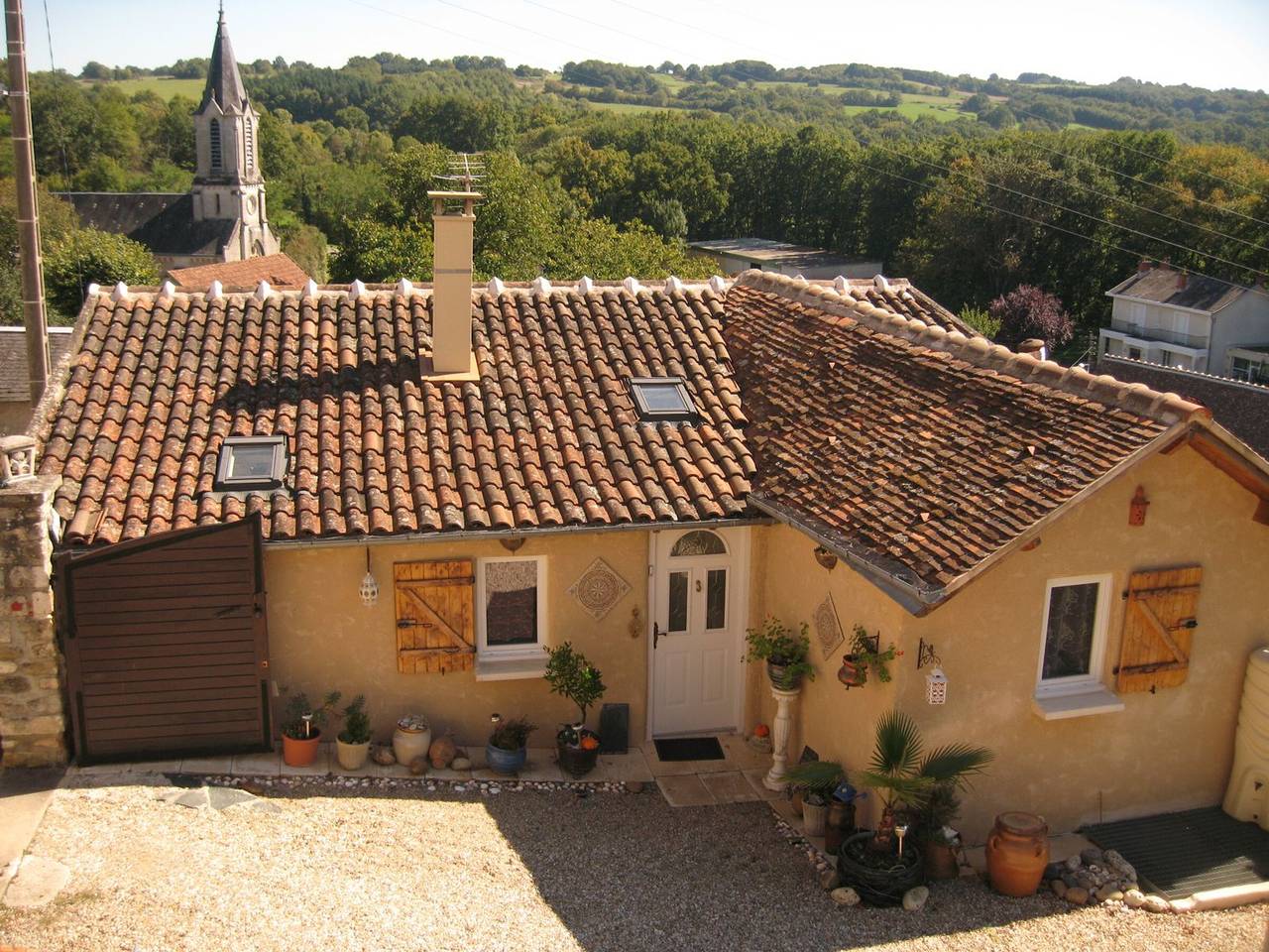 Eco-gîte mit Panoramablick - 4 Pers. in Le Pêchereau, Châteauroux und Umgebung