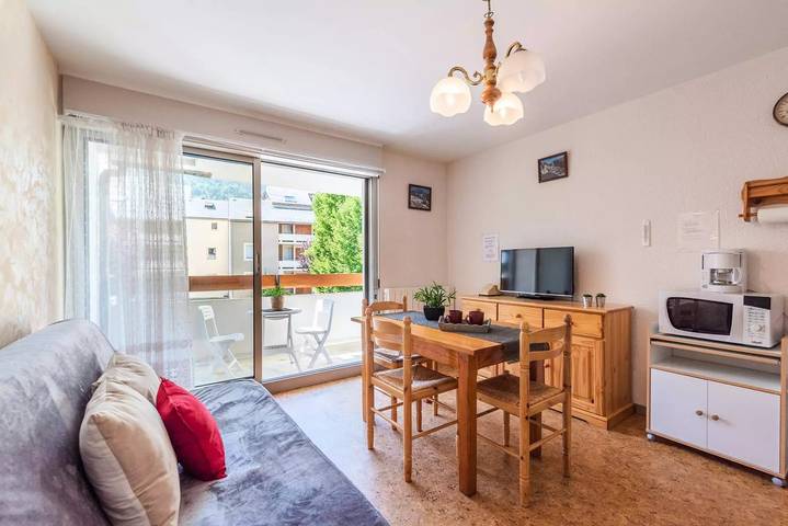Gîte pour 4 personnes, avec vue et balcon dans Thermes de Saint-Lary Soulan
